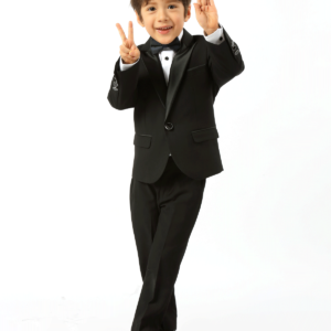 1303-satin-boys-suit-1 Edward pin dot fine texture boys tuxedo