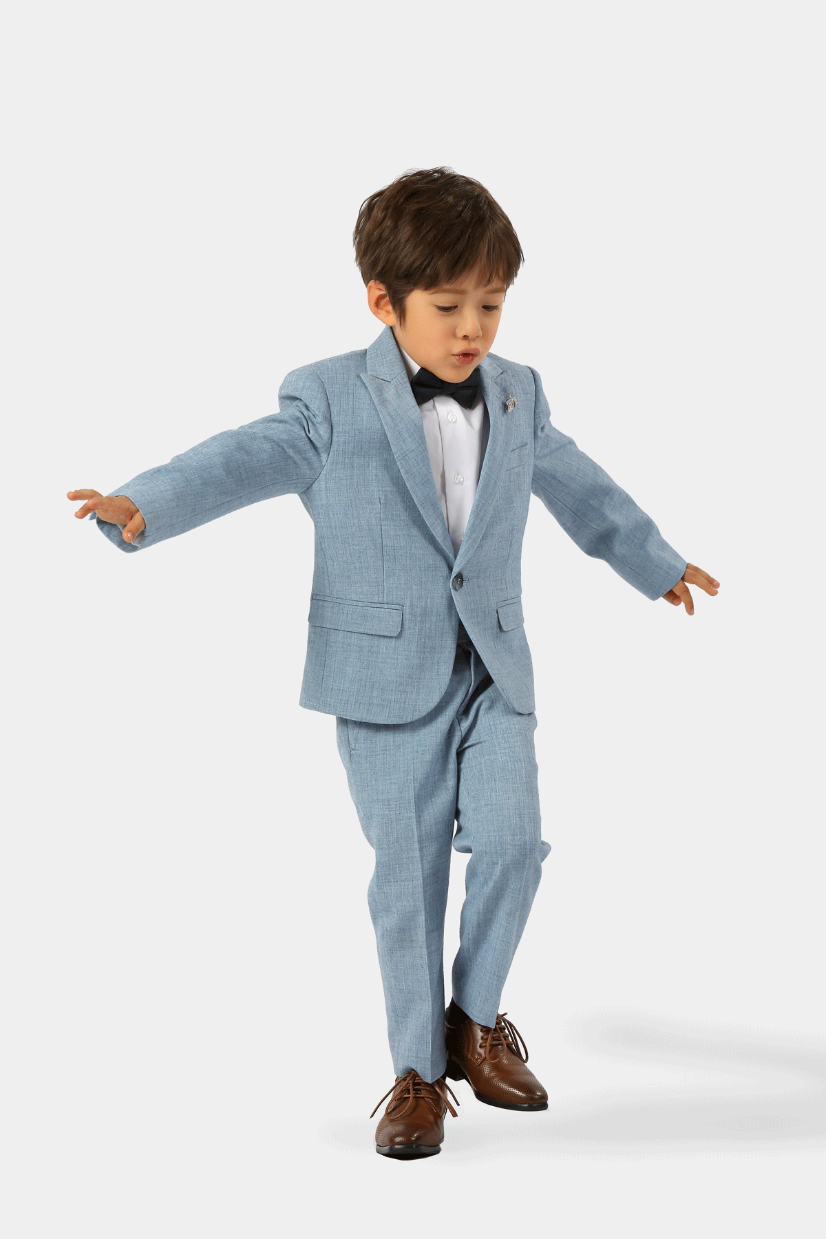Stallone plain weave stretch boys suit - Image 2