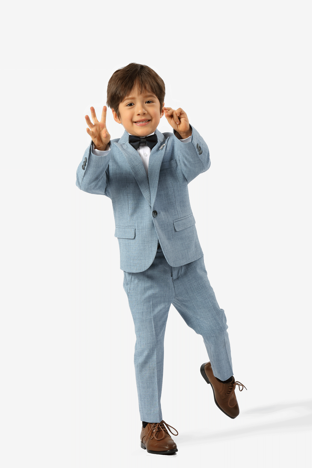 Stallone plain weave stretch boys suit