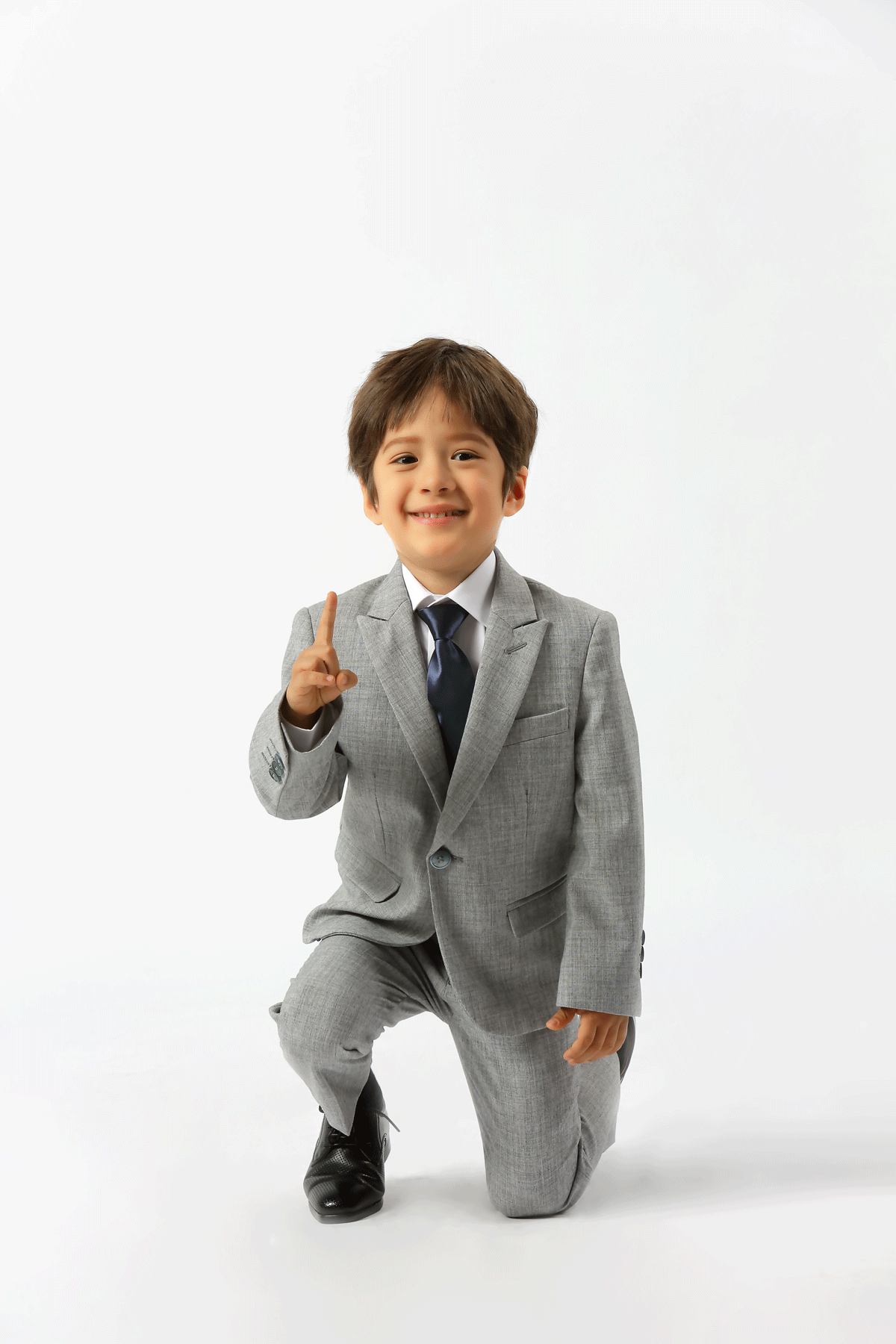 Stallone plain weave stretch boys suit - Image 6