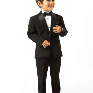 Heston fine twill kids tuxedo