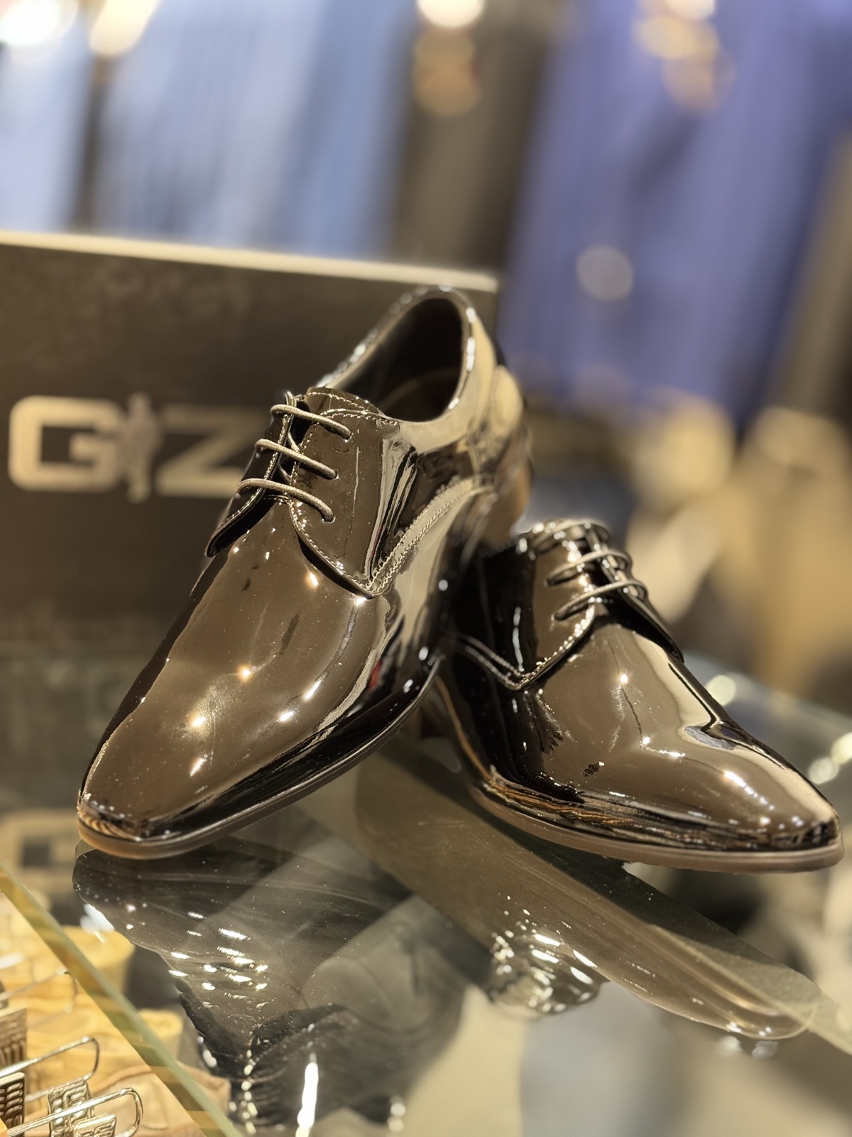Alberto patent leather shoes