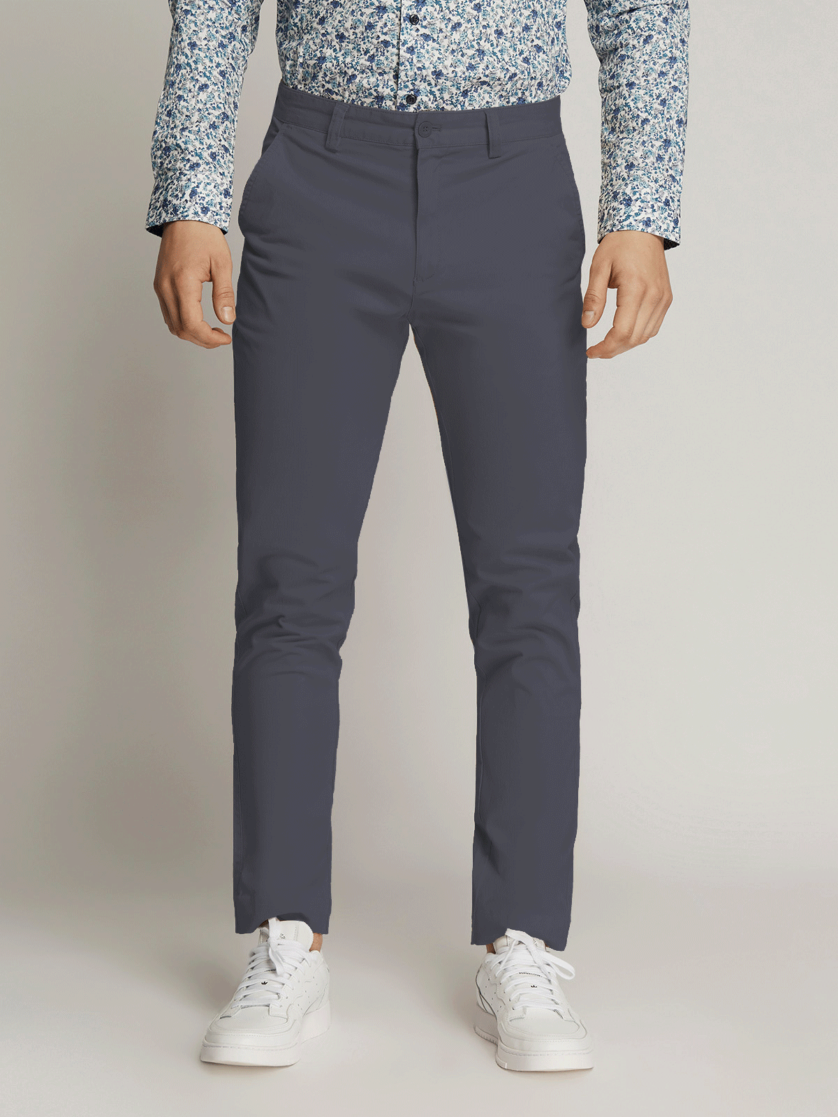 Ledger peach finish fine cotton drill slim fit chino - Image 5