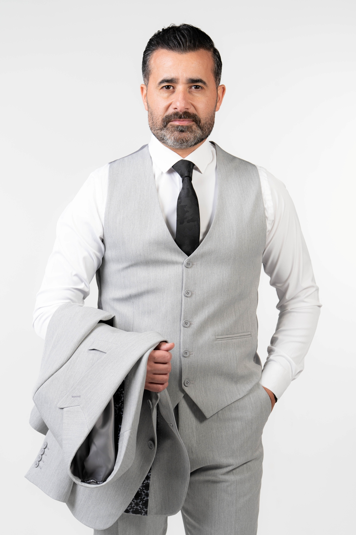 Albertini wool-blend suit - Image 3