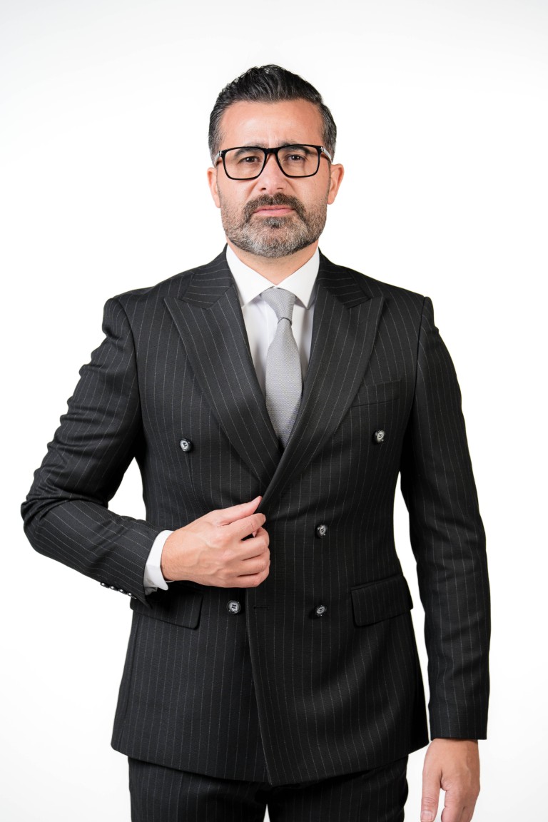 Maldini double breasted striped suit - Image 4